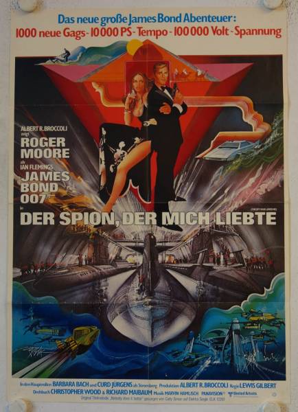 The Spy who loved me original release german movie poster